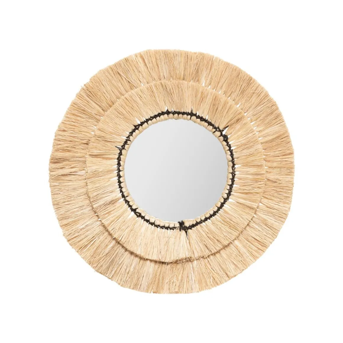 3 miroirs "Alba", Raphia
