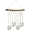 4 soliflores suspendus LED, verre