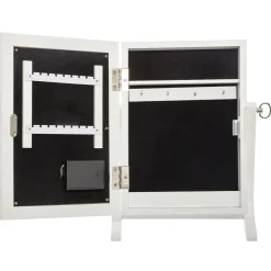 Armoire à bijoux LED, bois