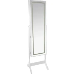Armoire à bijoux LED, verre