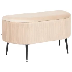 Banc coffre velours "Solaro"