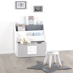 Bibliothèque enfant à roulettes