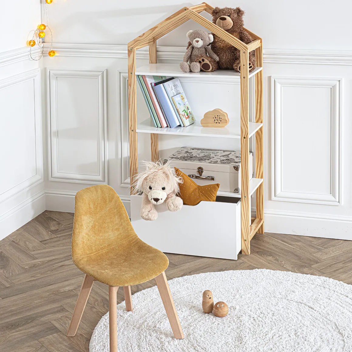 Bibliothèque enfant "Maison"