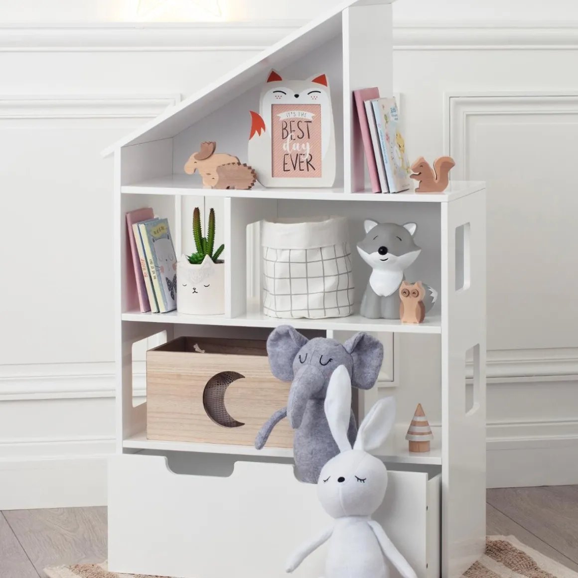 Bibliothèque "Maison", coffres