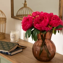 Bouquet de 4 pivoines artificielles "Bely"