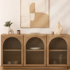 Buffet 3 portes en verre "Lousada"