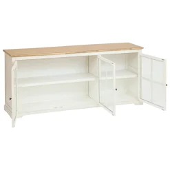 Buffet 3 portes en verre