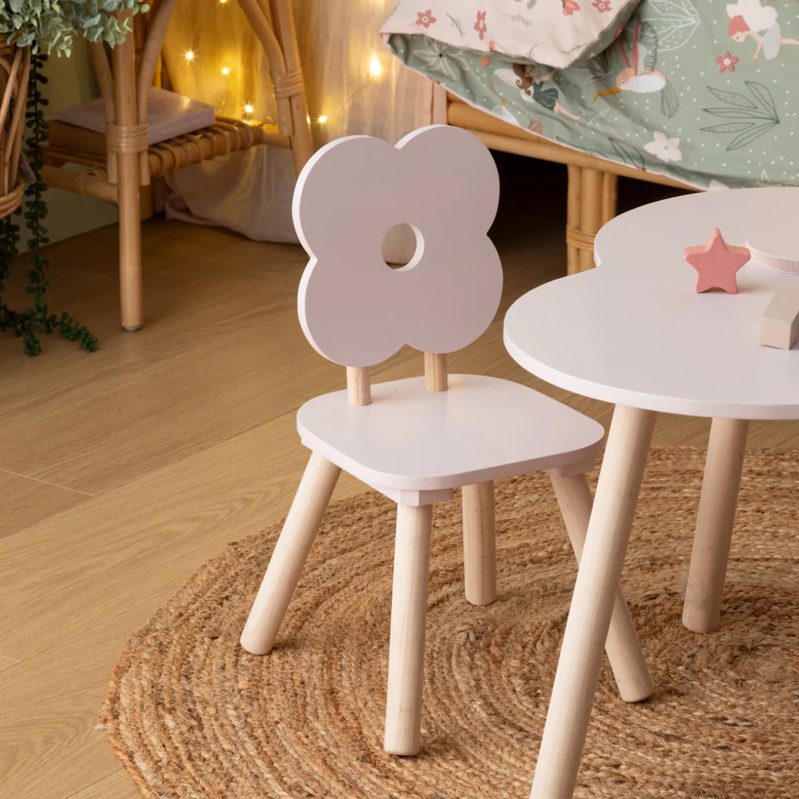 Chaise enfant fleur "Ally"