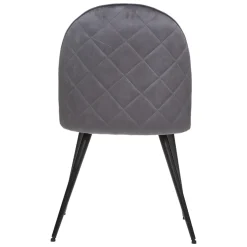 Chaise "Slano", pieds métal noir