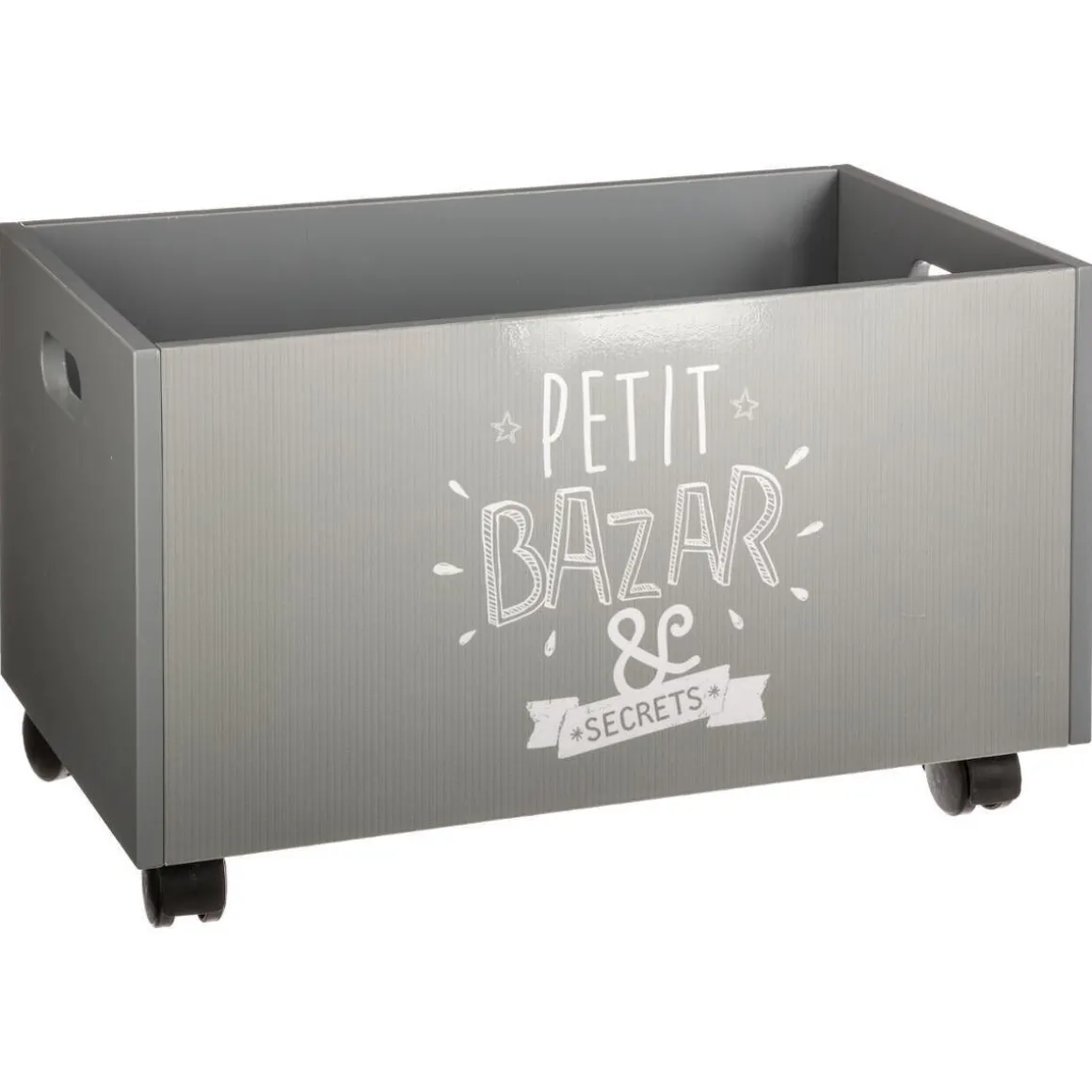 Coffre à jouets à roulettes