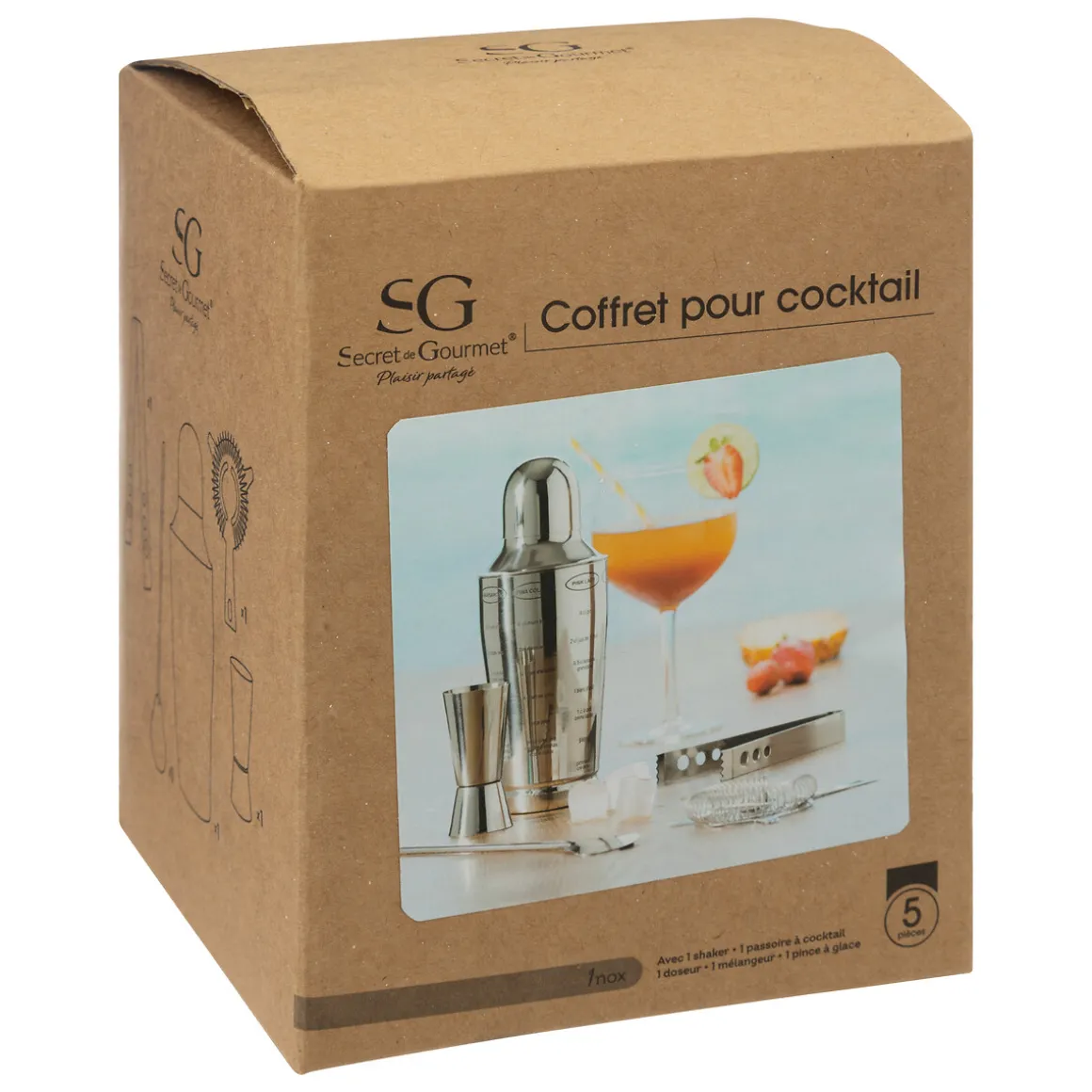 Coffret cocktail 5 pièces