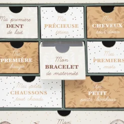 Coffret de naissance maison