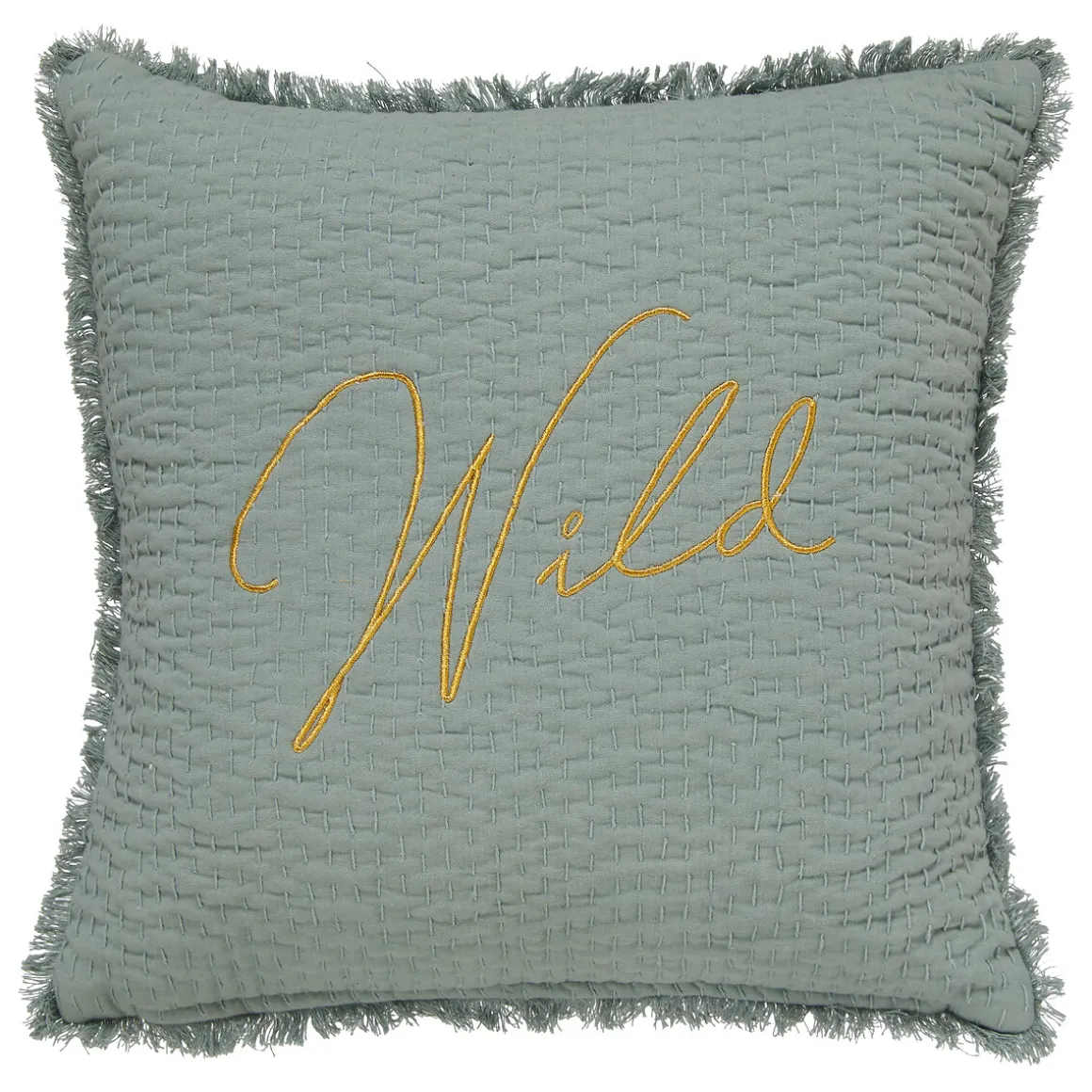Coussin brodé "Wild"
