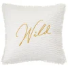 Coussin brodé "Wild"