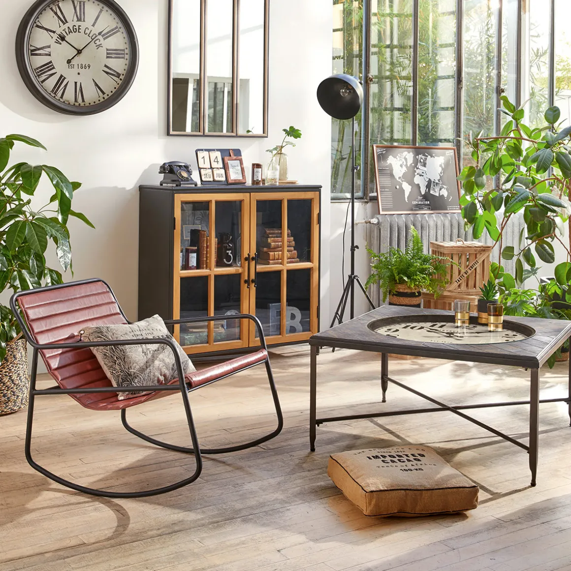 Coussin de sol "Cacao"