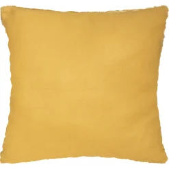 Coussin effet fourrure