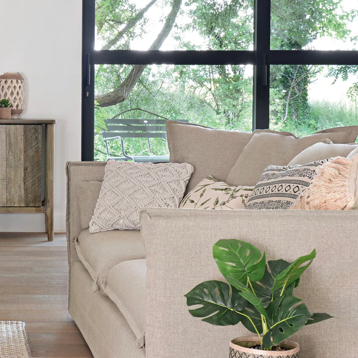 Coussin "Eté Indien"