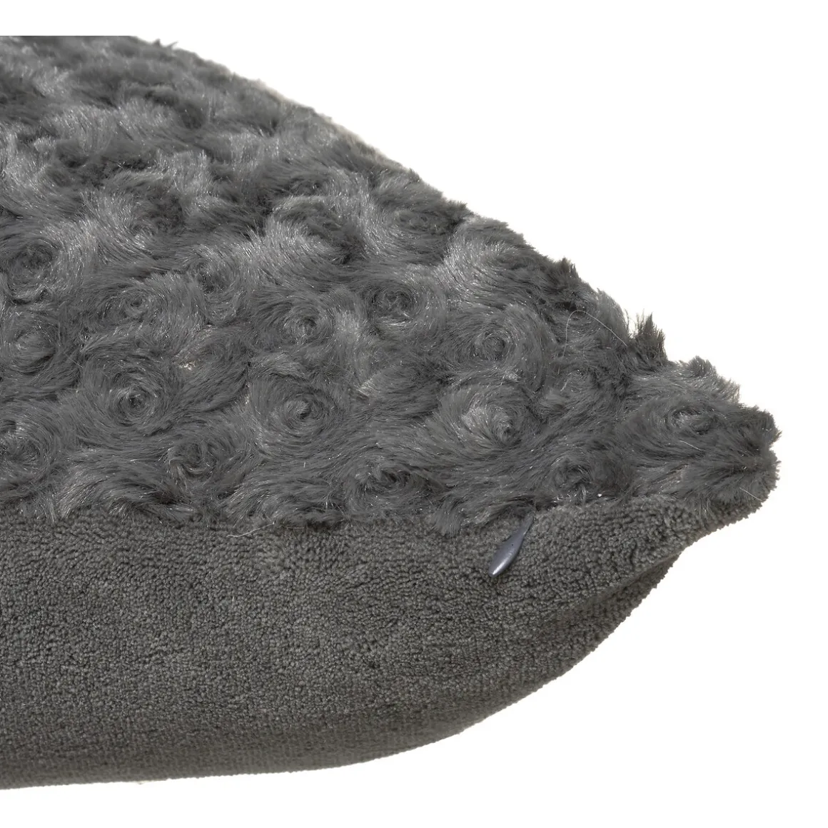 Coussin fourrure bouclé