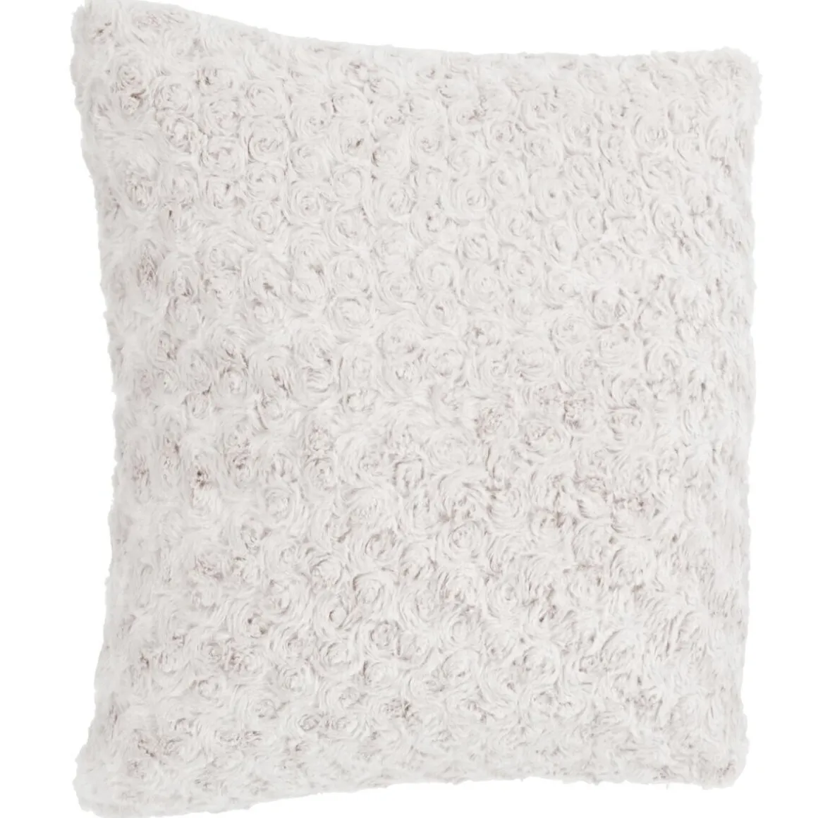 Coussin fourrure bouclé