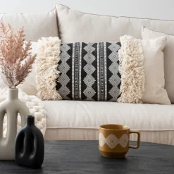 Coussin jacquard "Inuit dreams"