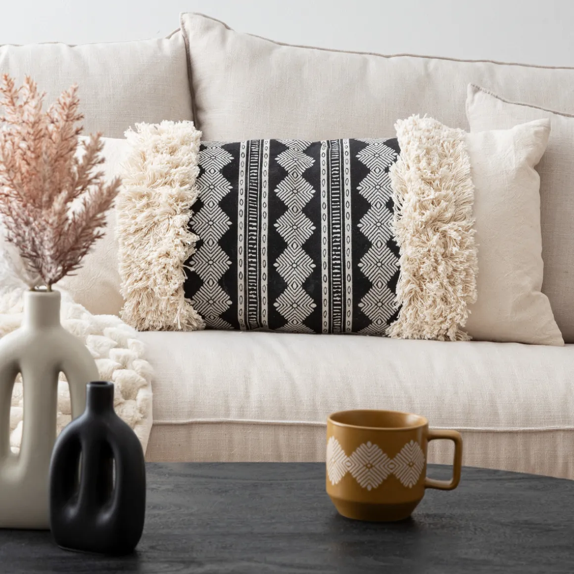 Coussin jacquard "Inuit dreams"