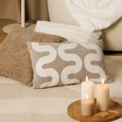 Coussin "Manoir", fausse fourrure