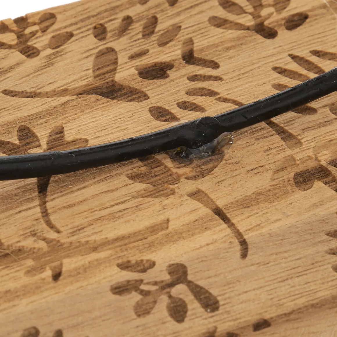 Déco à poser "Lourmarin", métal roseau