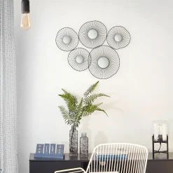 Déco murale 5 miroirs 