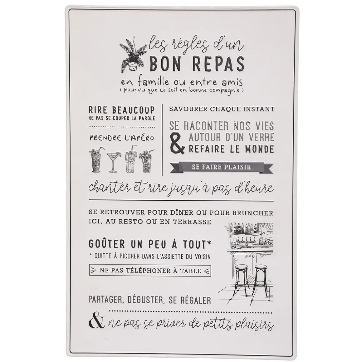 Déco murale "Citation"