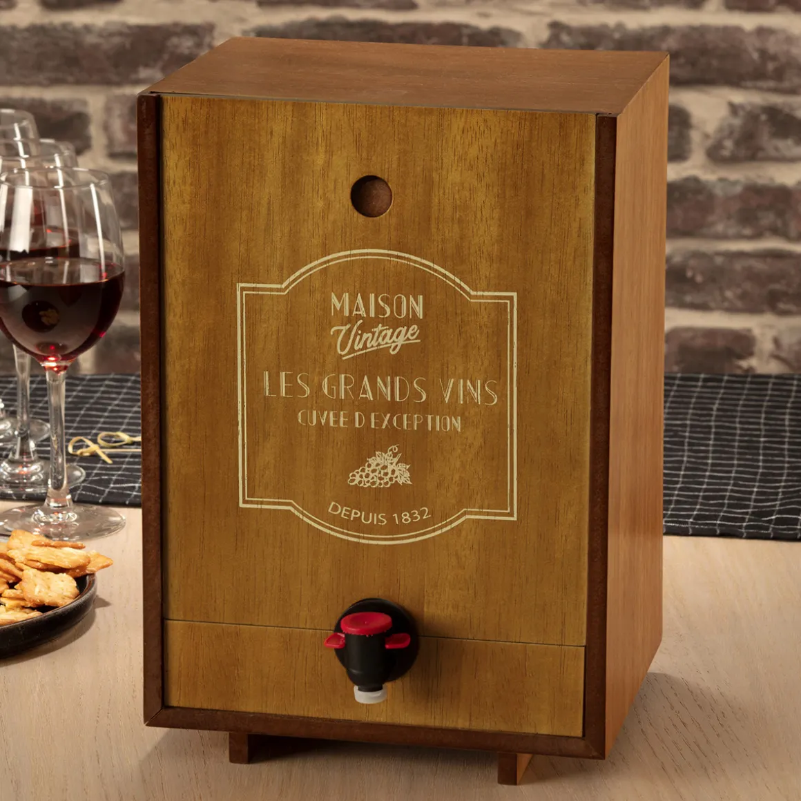 Distributeur de vin "Le café bordelais"