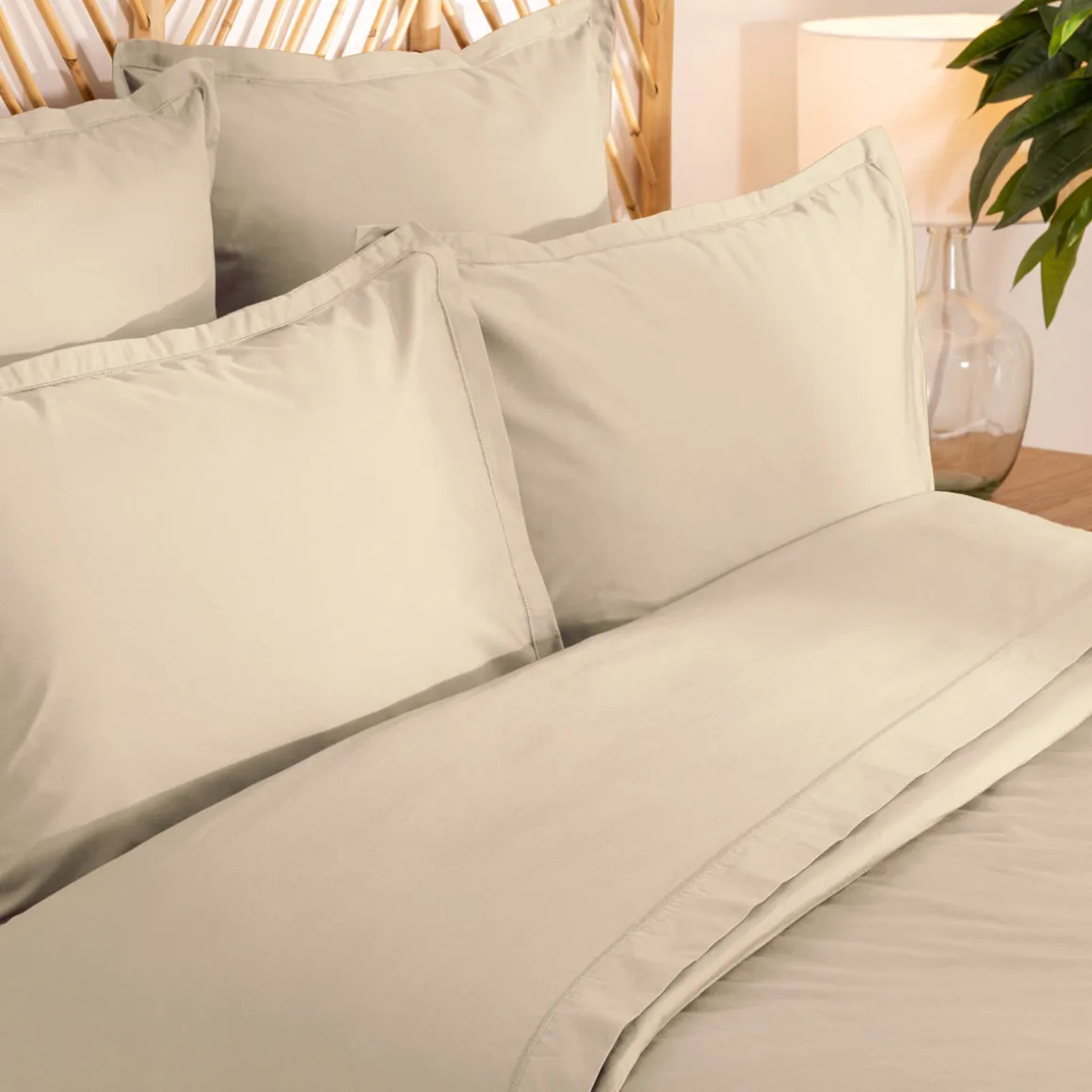 Drap plat, percale