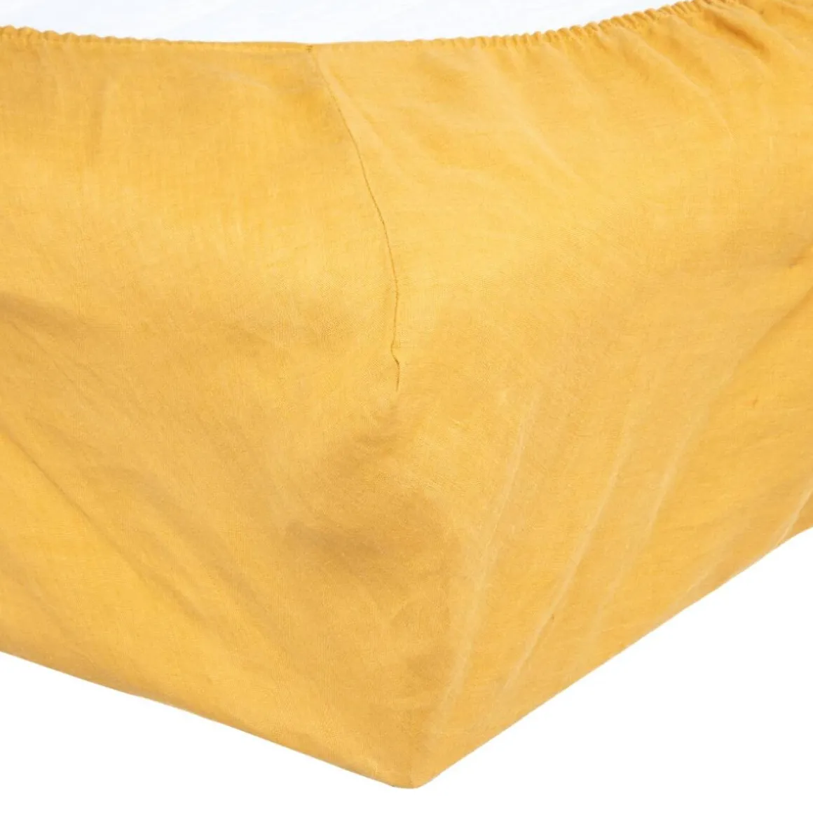 Drap-housse "Linah", lin lavé