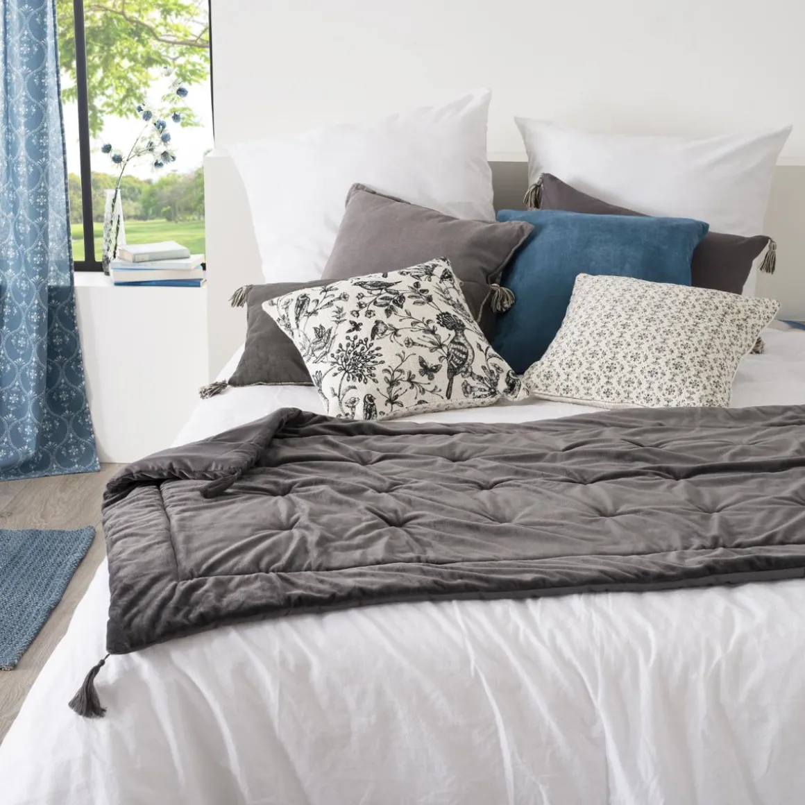 Édredon "Sonia", velours
