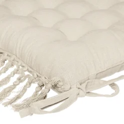 Galette de chaise macramé