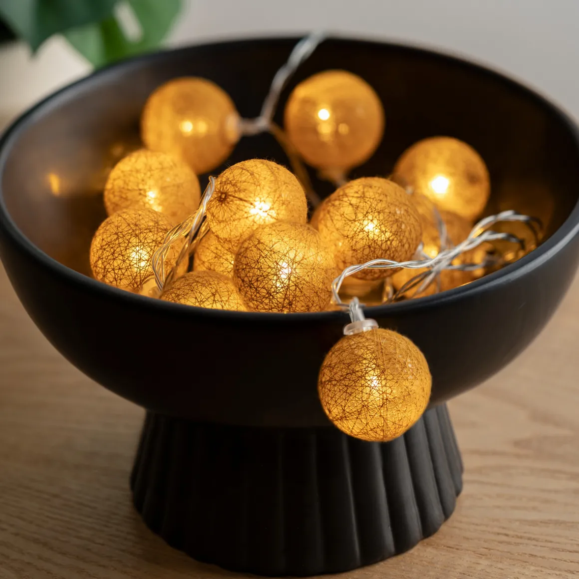 Guirlande LED 16 boules, pile