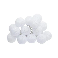 Guirlande LED 16 boules, pile