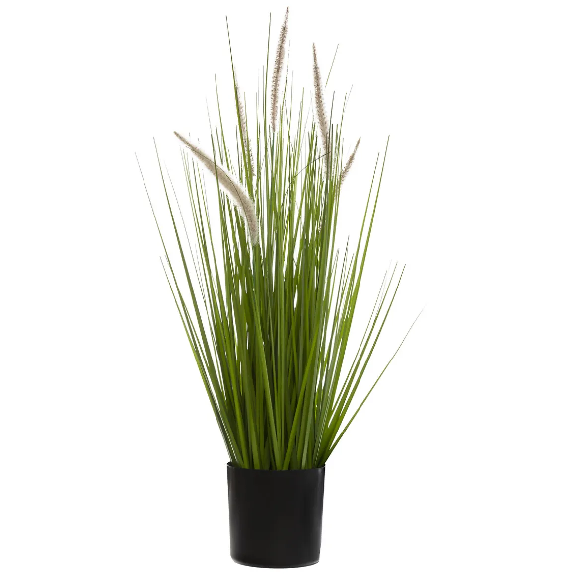 Herbe artificielle en pot "cat tails"