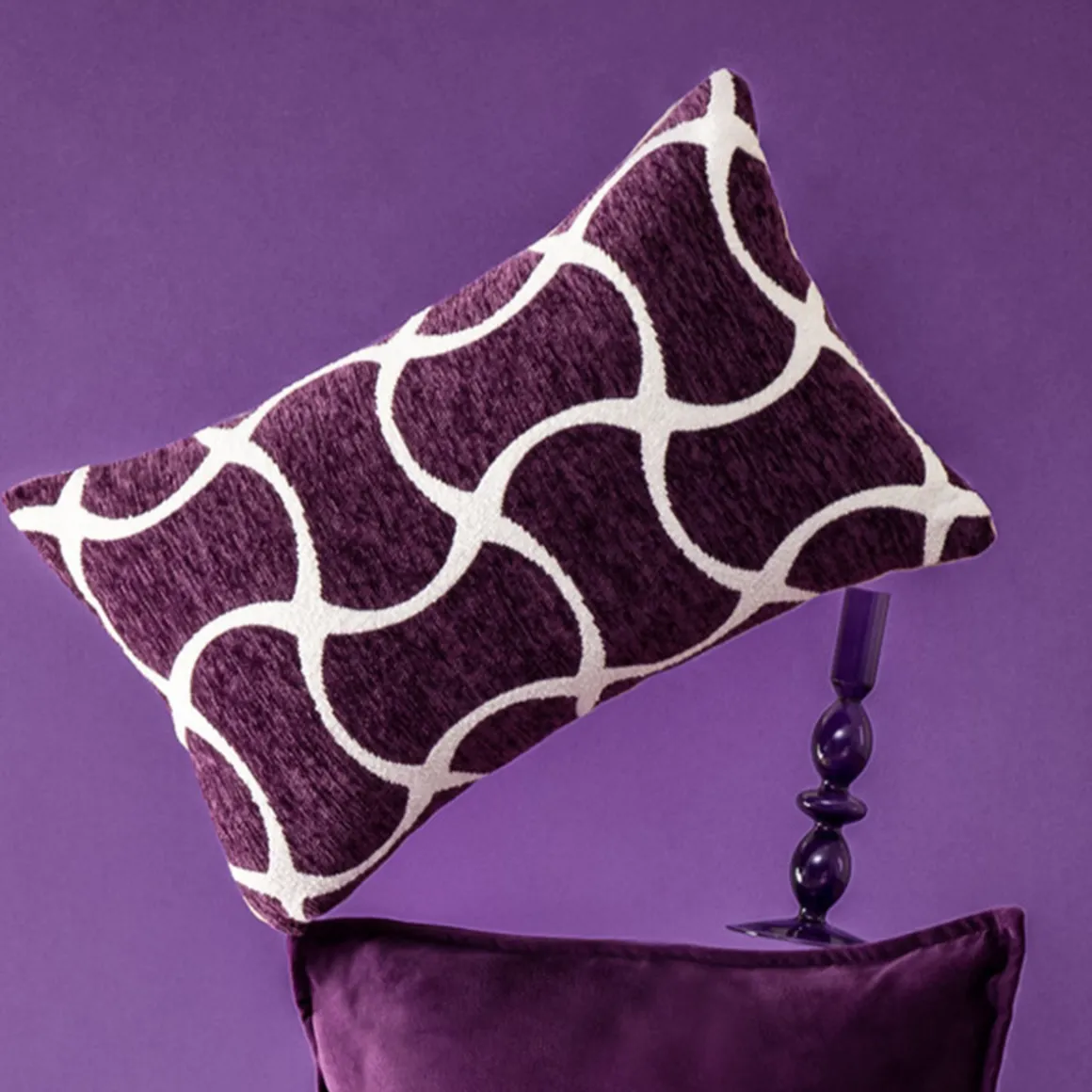 Housse de coussin "Jeni", chenille