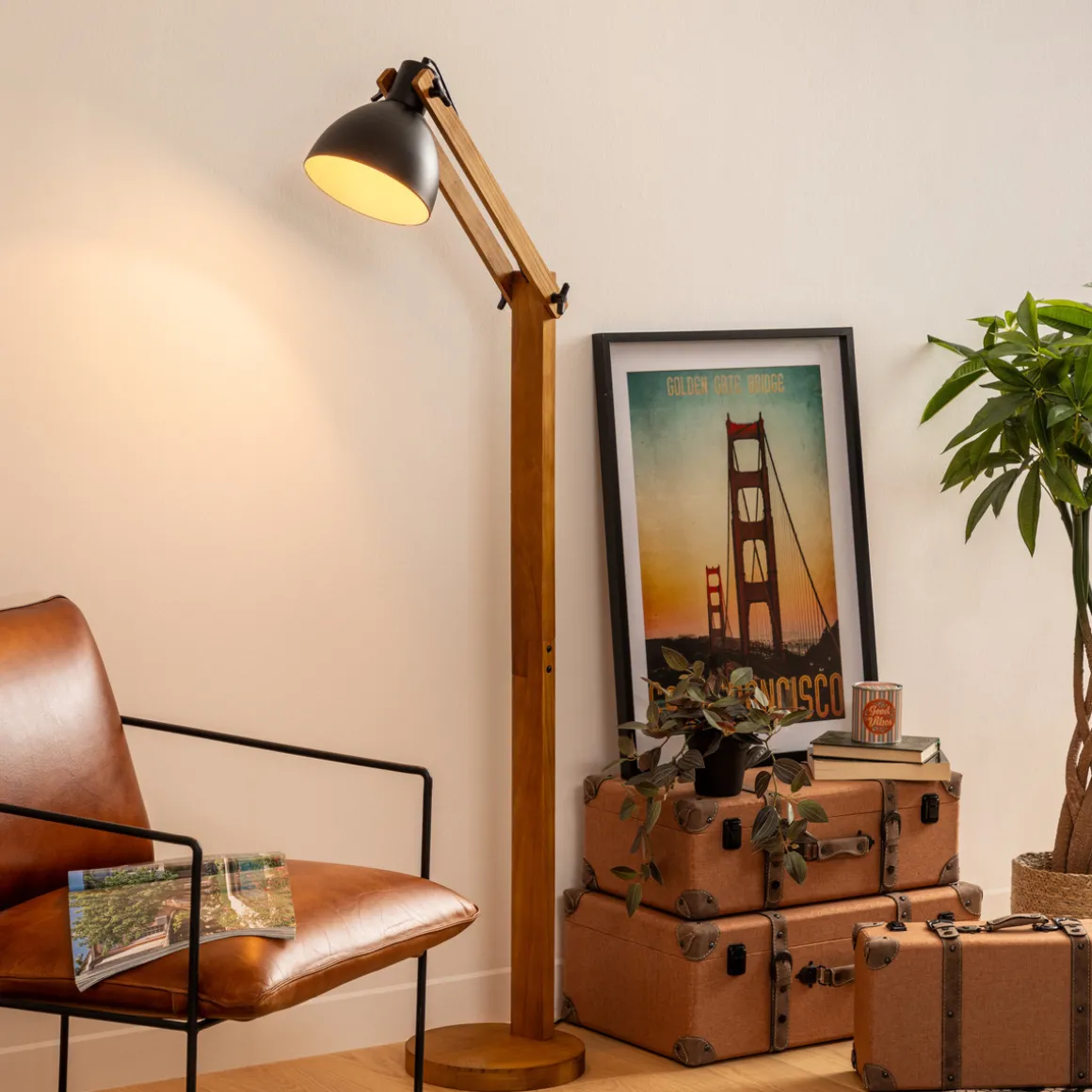 Lampadaire arc "Cuba"