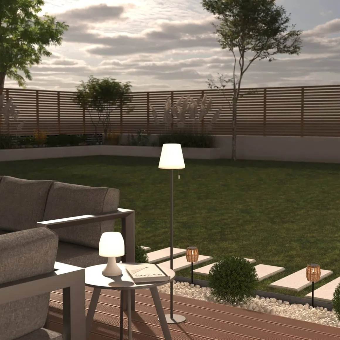 Lampadaire d'extérieur LED "Zack"