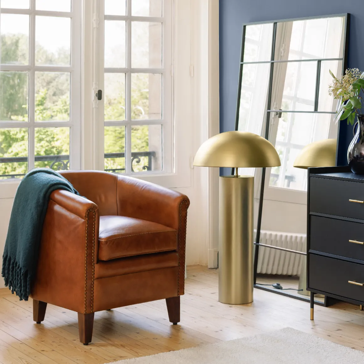 Lampadaire droit "Champi"