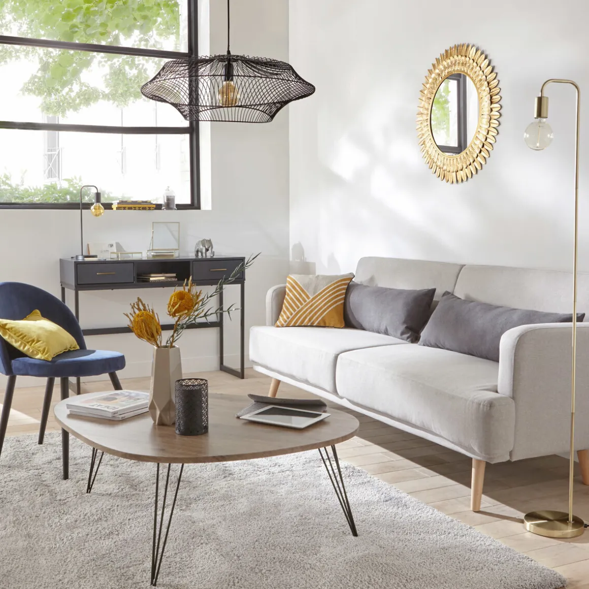 Lampadaire "Keli", métal