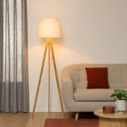 Lampadaire trépied "Bahi"