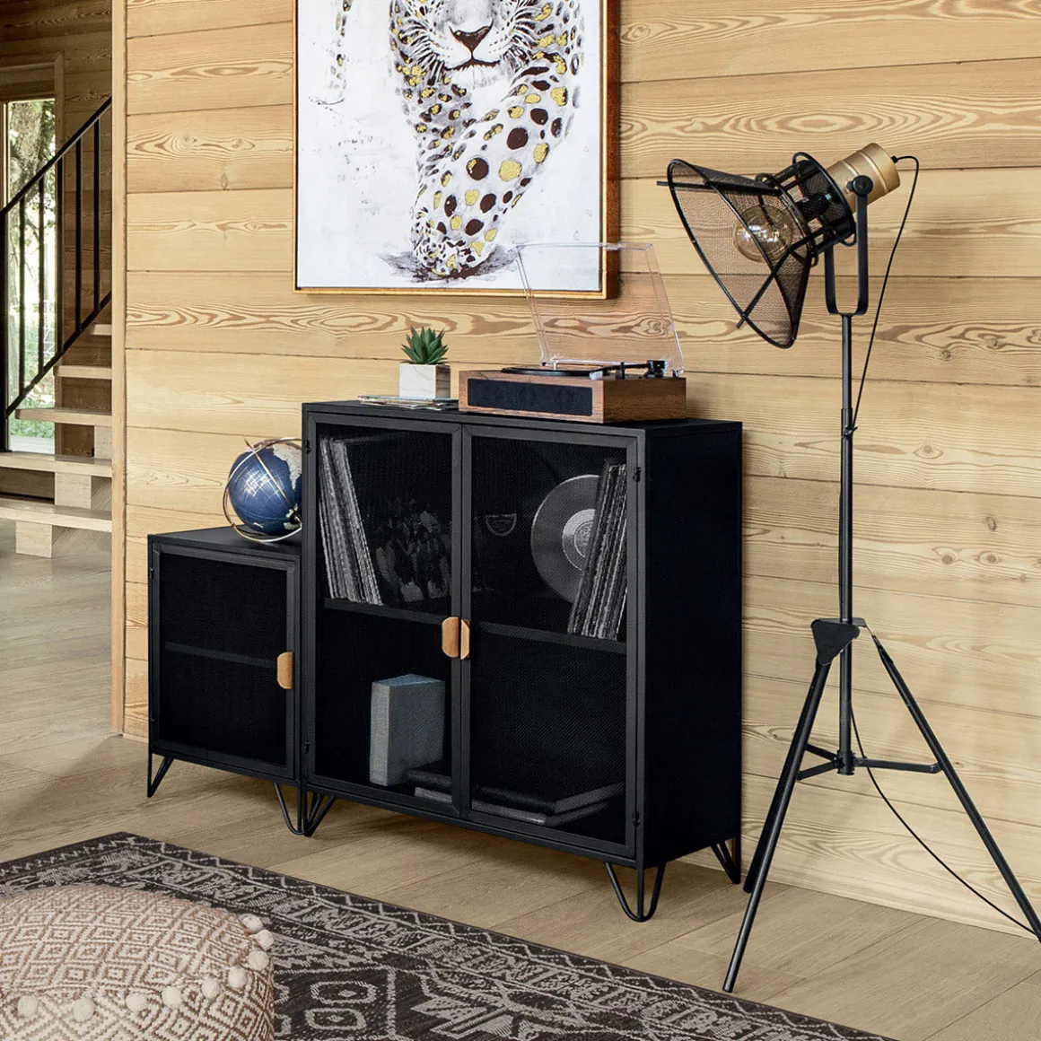 Lampadaire trépied "Rodo"