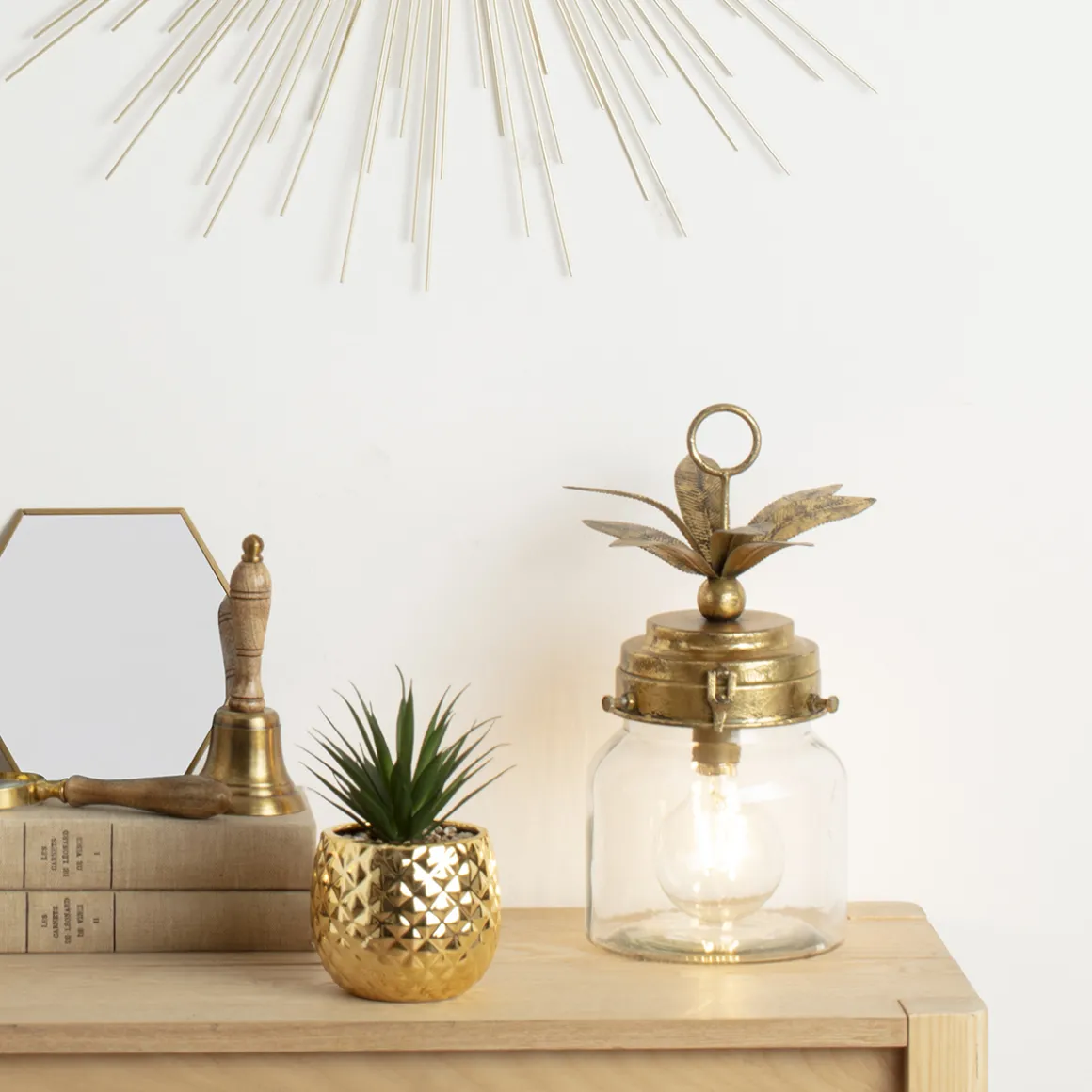 Lampe LED "Ananas"