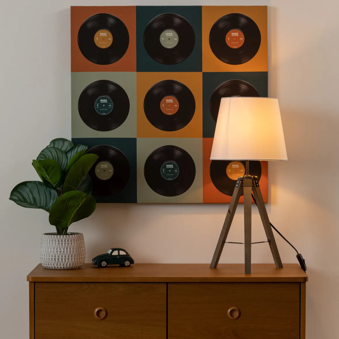 Lampe trépied "Runo"