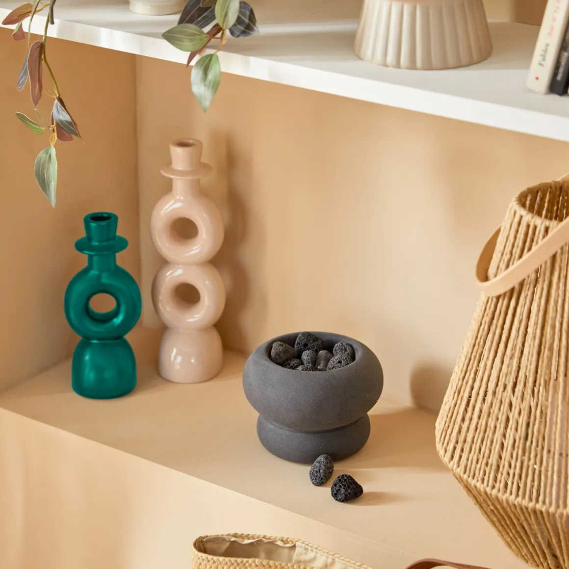 Lot de 2 bougeoirs "Mala"