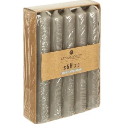 Lot de 10 bougies bâtons