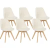 Lot de 6 chaises "Baya"