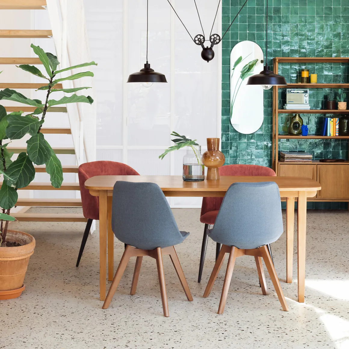 Lot de 2 chaises "Baya"